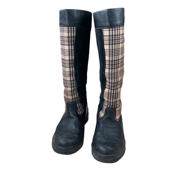 Ariat Windermere Plaid Baker Tall Boots in Black - Woman's 11B - Picture 3 of 14